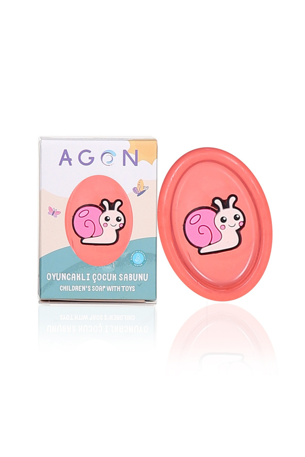 Agon Nar Çiçeği Özlü El Yapımı Oyuncaklı Çocuk Sabunu