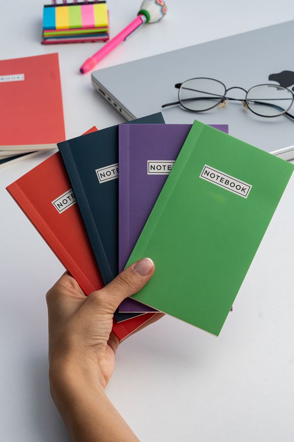 Fly Notes-10X15 cm 64 Pages Unlined School Notebook Set - Mini Notepad, Unlined Series 1
