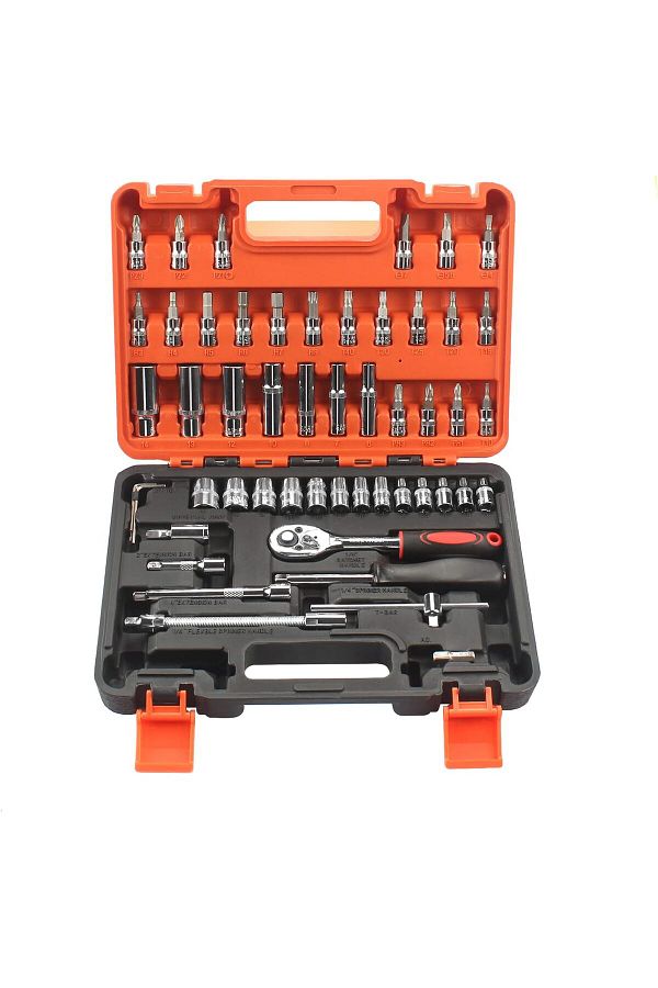 fulina-Socket Wrench Set,Replacement Craftsman Case, 53PCS 1/4” Drive Ratchet SET, 10.8x8x2.4 Inch 1