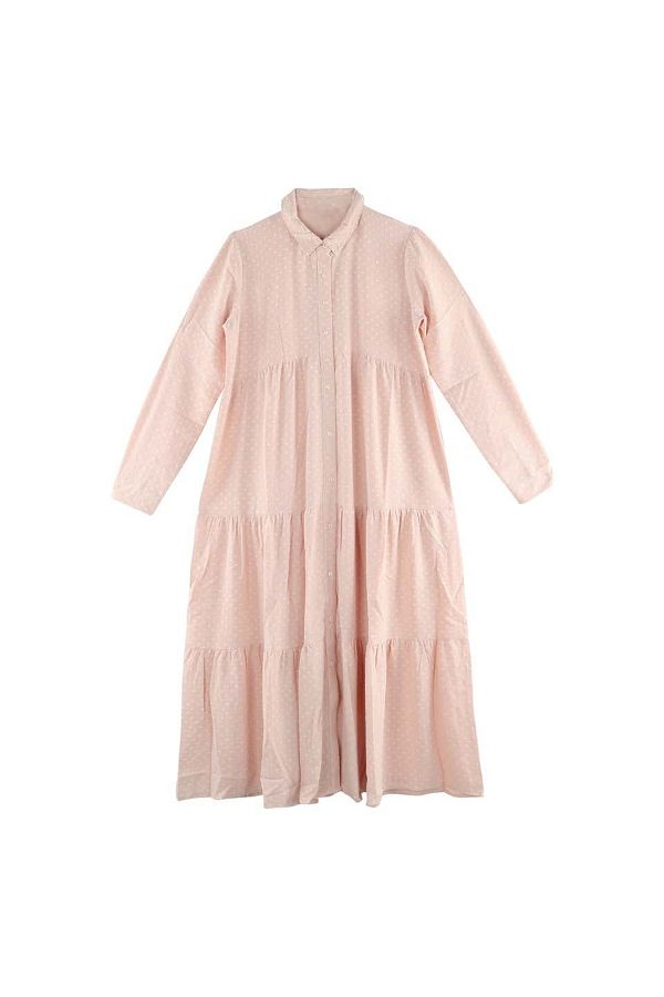 Mishkat-Classic Collar Maxi Dress 1