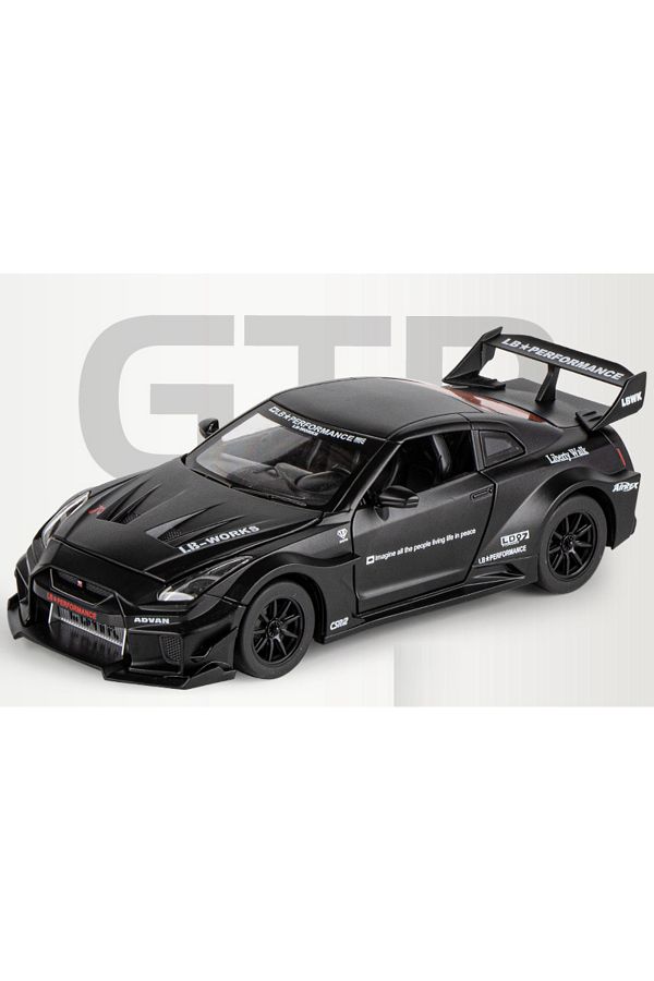 Choice-صندوق أسود 1: 32 GTR-CSR2 سيارة سريعة وغاضبة مصنوعة من خليط معدني مع صوت وضوء 1