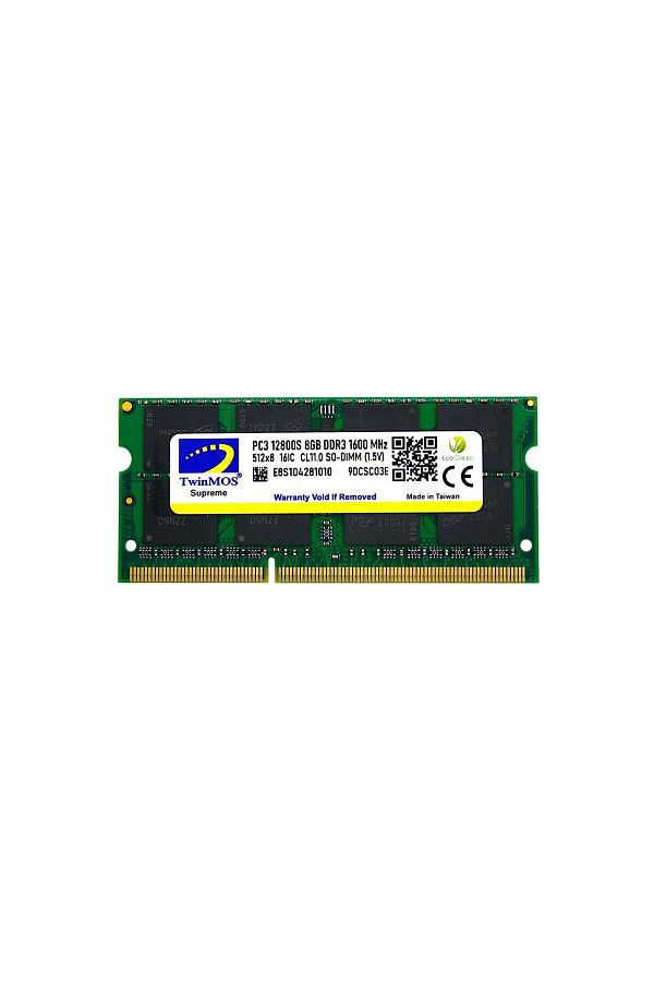 TwinMOS-Sodimm 8 Gb 1600Mhz 1.35V Low Voltage Ddr3 Notebook Ram 1