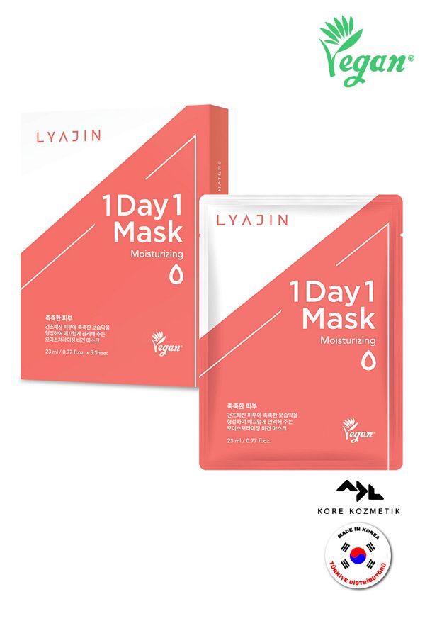 LYAJIN-1Day1 Moisturizing Face Mask (23 ml X 5 Pieces) 1