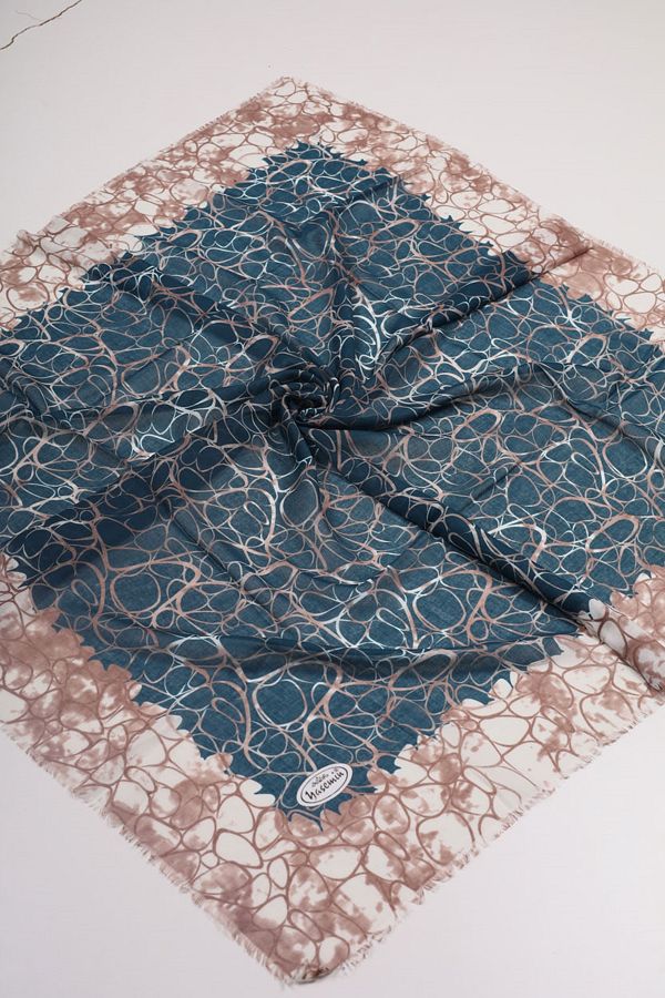 YASEMİN-Jasmine Silk Patterned Disassembly Cheesecloth - Pattern-07 - Color-16 1