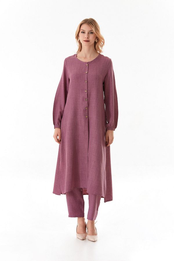 Fulla Moda-Fullamodest Basic Buttoned Set 1
