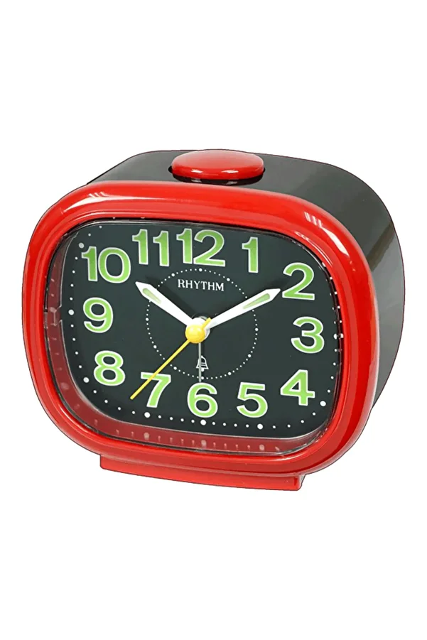 Rhythm-Silky Move Quartz Analog Bell Alarm Clock with Light Function 1