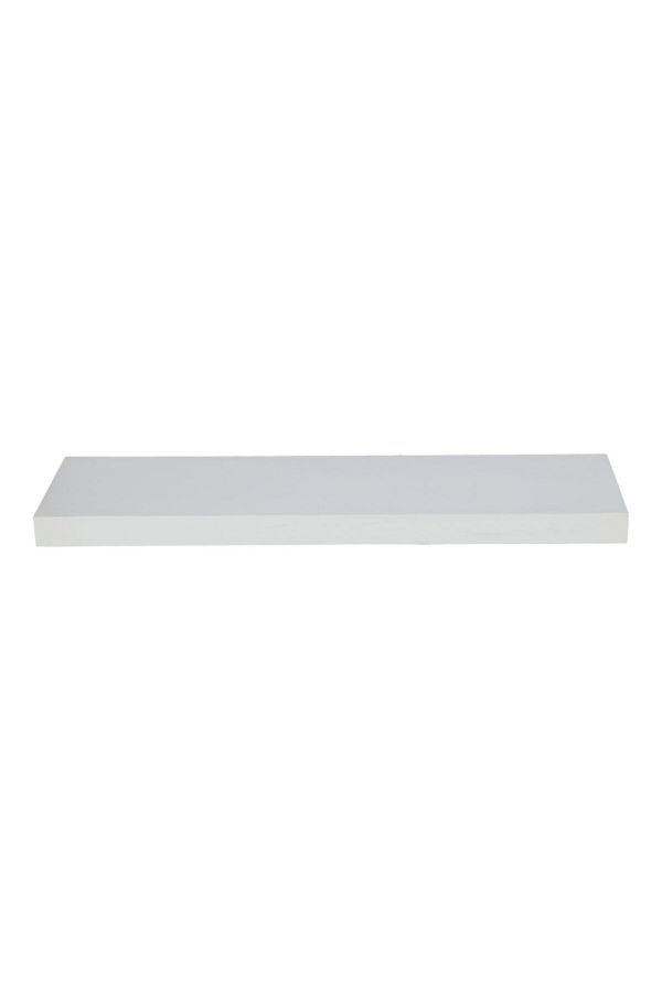 HONEYBEE-Elegant and Modern Design Rectangular Wall Mounted MDF and PVC Floating Shelf 1
