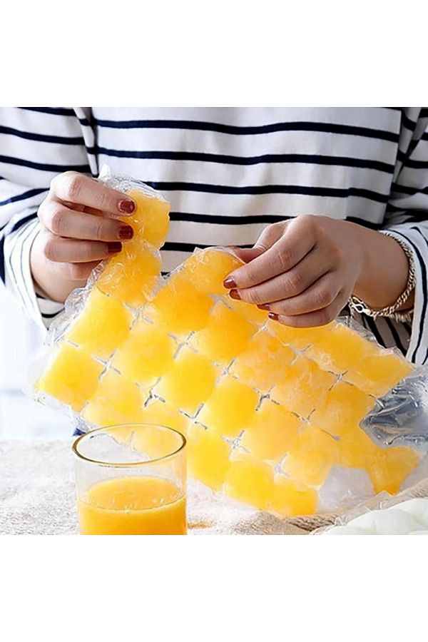 YOK YOK AMBALAJ-Ice Bags 24 Pieces 10 Sheets 240 Pieces Ice Cubes 1