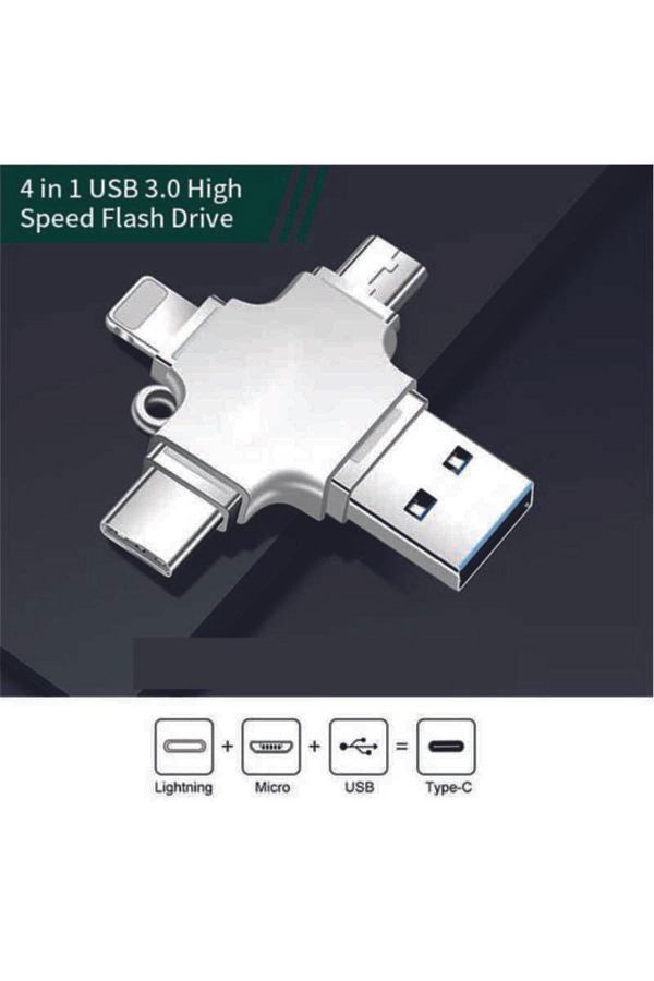 FLYON-4in1 USB 3.0 High Speed Flash Drive - U Disk Usb for IOS iPhone iPad Android 1
