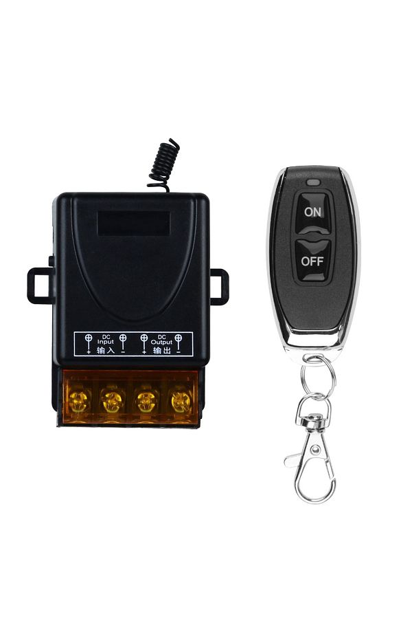 Choice-1receiver 1remote Dc 12v 24v 48v 72v Rf 433mhz Wireless Remote Control Switch 30a High Current Relay 1