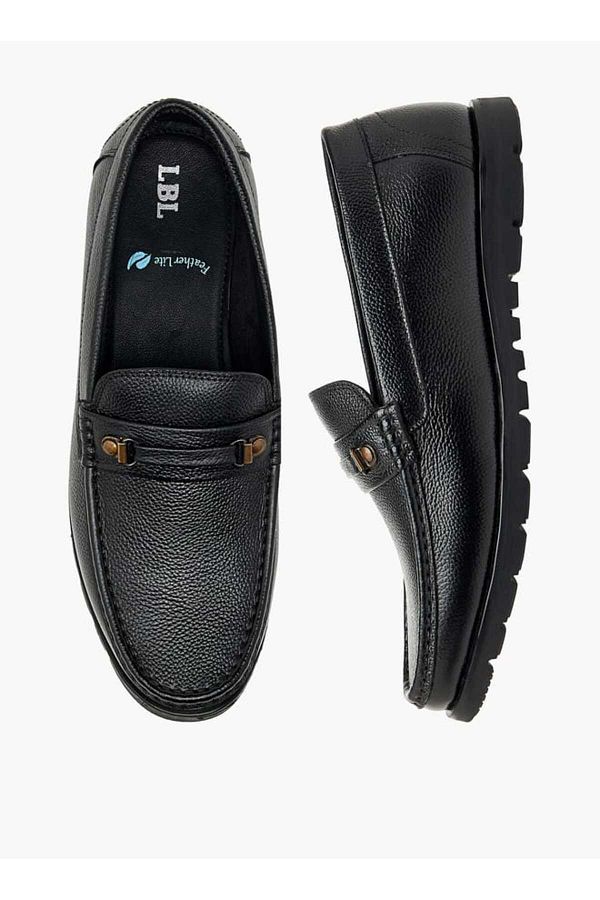 LBL by Shoexpress-LBL by Shoexpress Textured Slip-On Loafers 1