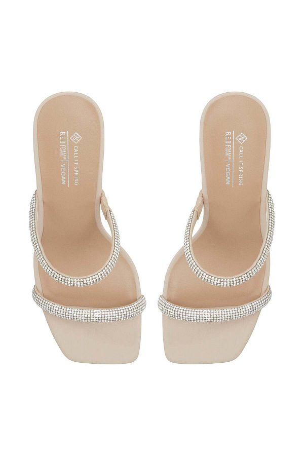 Call it Spring-Dorothyy ecru women's high heeled shoes 1