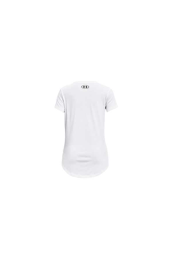 Under Armour-تي شيرت بناتي بأكمام قصيرة من UA Sportstyle Graphic - 1361182 -100 1