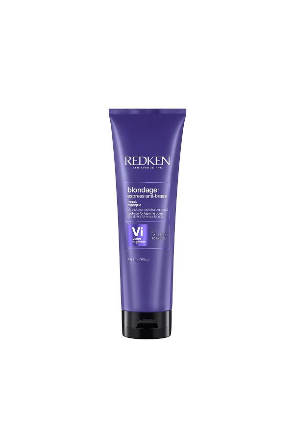 REDKEN-قناع Blondage Express Anti-Brass Purple للشعر الأشقر والمصبوغ 1