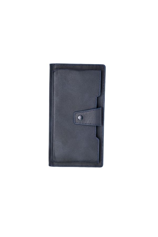 MFT Leather Design-6954 Genuine Leather Unisex Wallet with Phone Compartment 1