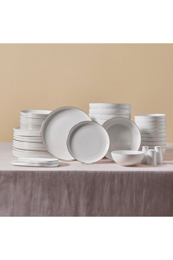 Karaca-Streamline Favaro 53-Teiliges 12-Personen Geschirrset Platin 1