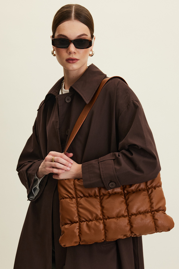 Manuka-Soft Leather Camel Karisiçane Bag 1