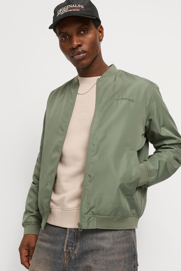 Jack Jones Jjzack Agave Green Bomber Men's Jacket 12269097