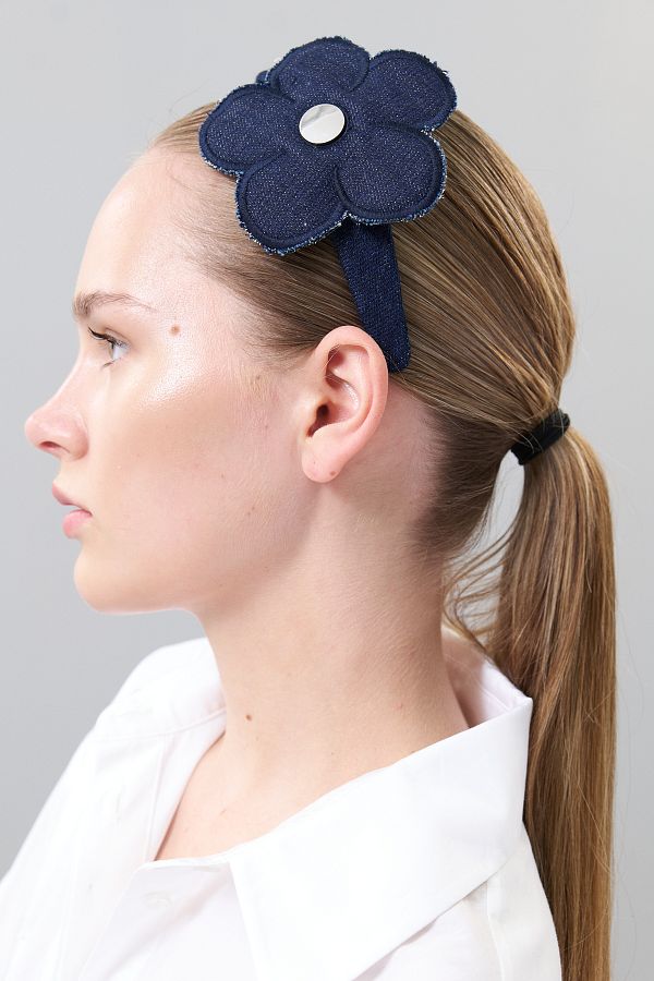 Roman-Denim Crown with Daisy Motif, Navy Blue K 2586105 _015 1