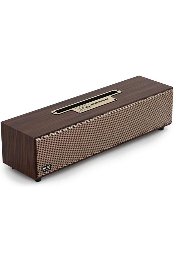 COOYA-Retro Bluetooth Wireless Speakers,Wooden,with Aux Input and FM Radio,for PC Computer iPhone TV 1