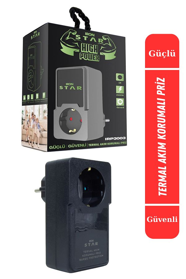 IRONSTAR-Single Socket with High Current and Shock Protection 1