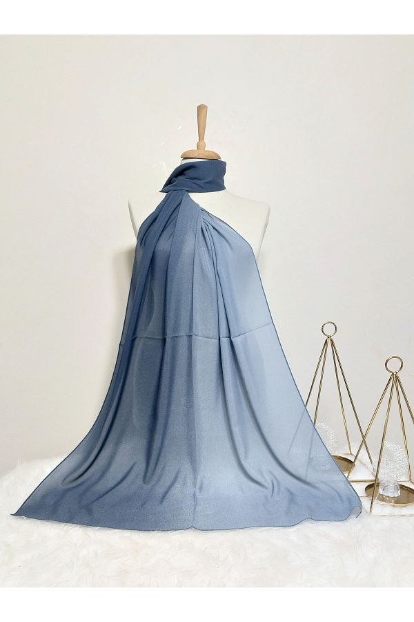 REMOMODA-Italian Chiffon Shawl Gradient Model You Can Use Both Sides, High Quality Soft-Soft 1