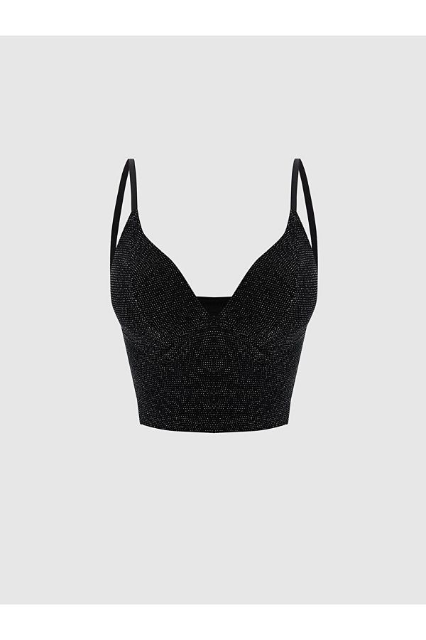 LC Waikiki-Lcw Dream Mixed Underwireless Unpadded Shiny Look Bralet 1