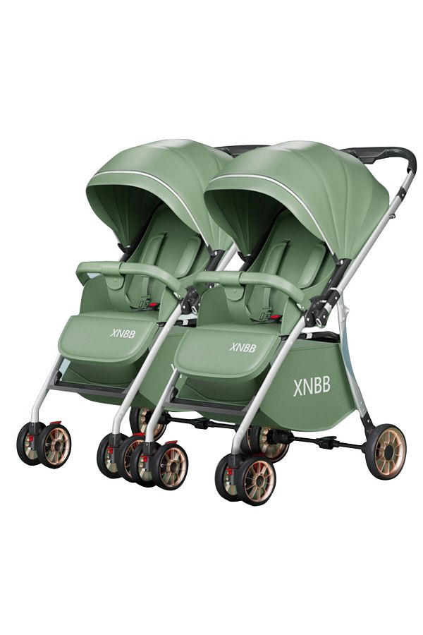 Ma Baby-Twin Stroller, Foldable And Detachable Travel Stroller, Can Sit And Lie,Lightweight Pram 1