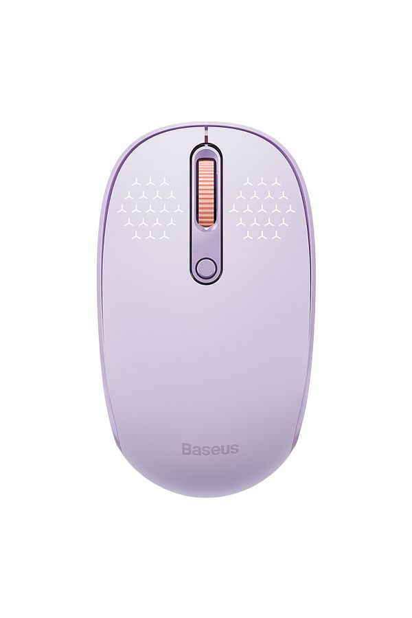 Baseus-Purple-BT and 2.4G Baseus Wireless Mouse Bluetooth 5.0 3.0 2.4G Mode Silent Click Button 1600 DPI Mi 1