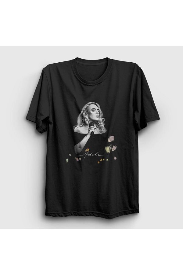 Presmono-Adele Concert Poster Unisex Black T-Shirt - 474173 Tt 1