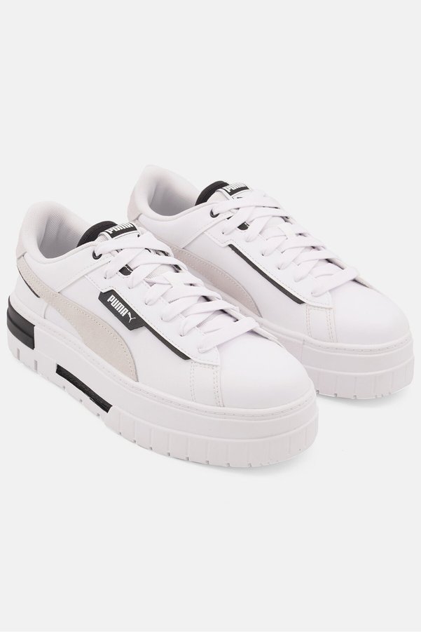Puma Women Mayze Crashed Lace Up Outdoor Shoes, White