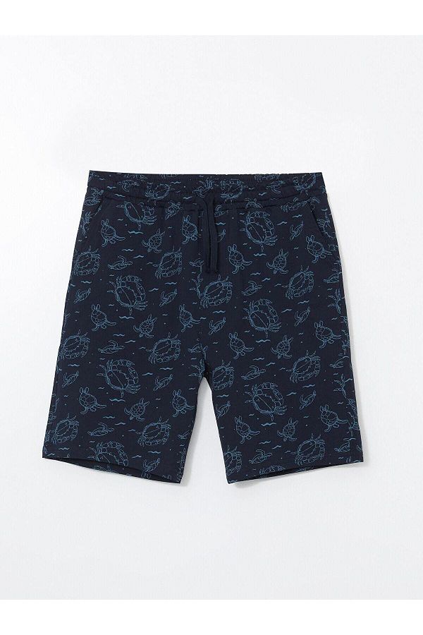 LC Waikiki-Ανδρικό σορτς με πυτζάμες Standard Fit 1