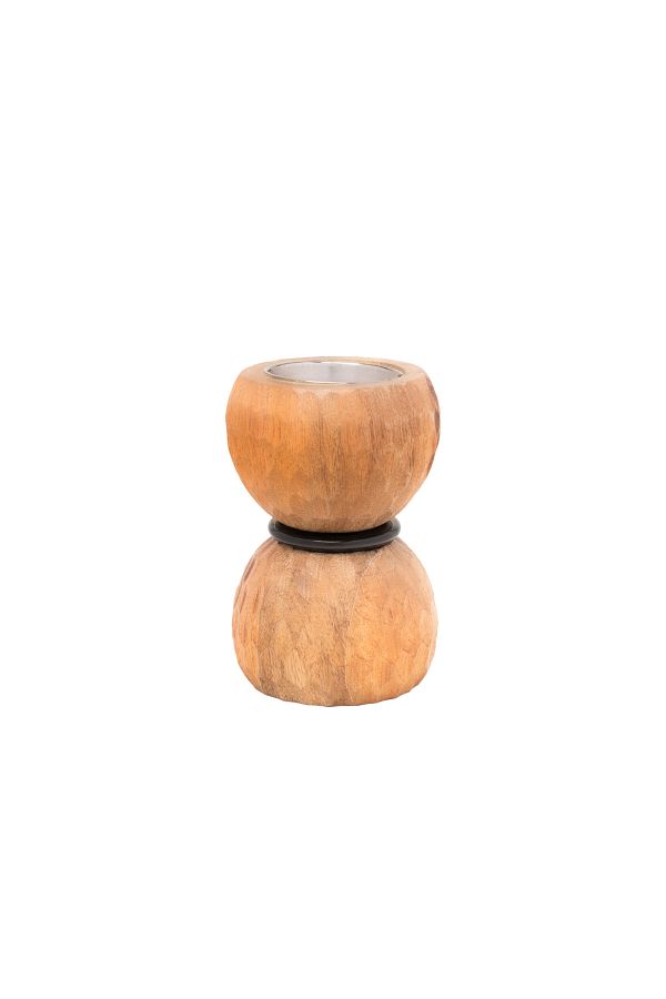 Mejmer-Incense Burner with Modern Pattern and Black Belt in the Middle 1