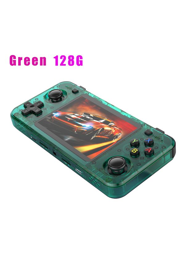 BOYHOM-Green 128G BOYHOM New R36H Retro Handheld Console Open-Source Linux System Classic Game Consoles 3.5 1