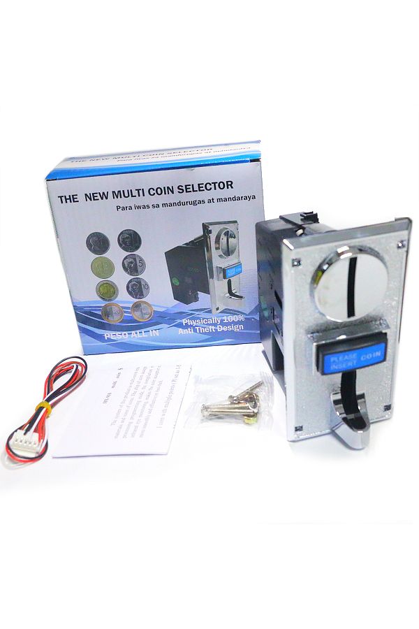 Choice-Picture Multi Coin Acceptor Game Toknes Mechanism With 4 Pins Cable For Claw Crane Neo Geo Arcade Sl 1