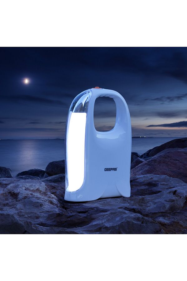 Geepas-Rechargeable LED Emergency Lantern- Portable 40 Hi-Power LEDs, 12 Hours Working, AC/DC/Solar Inputs 1
