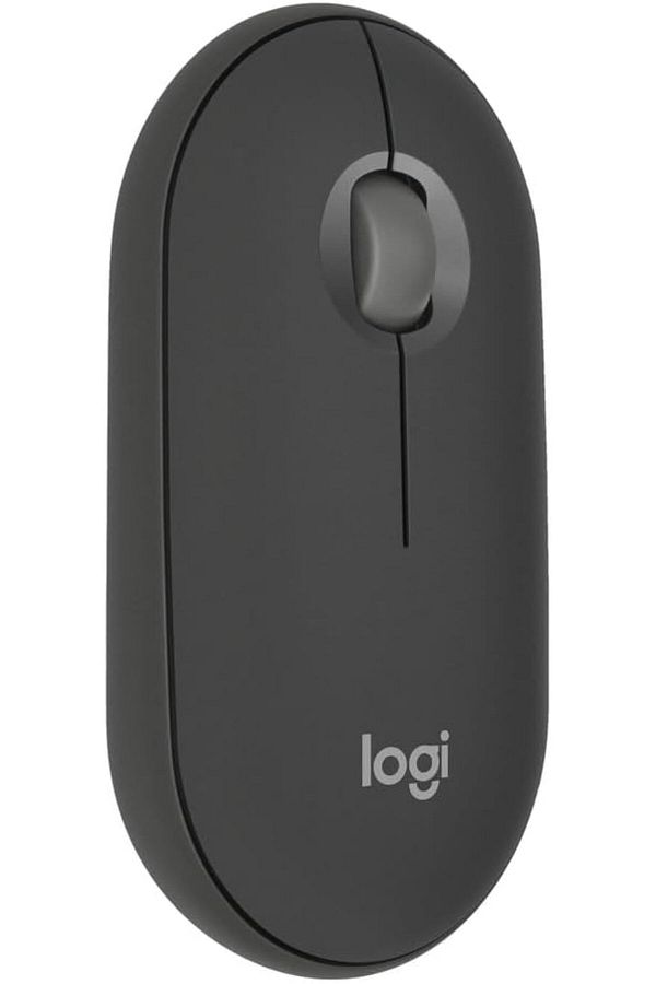 logitech-Pebble Mouse 2 M350s Slim Bluetooth Wireless Mouse, Portable, Customisable Button, Quiet Cl 1