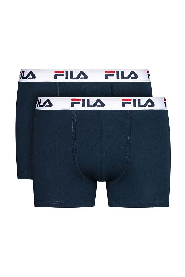 Fila-Herren Boxershorts, 2er Pack - Baumwolle, einfarbig 1