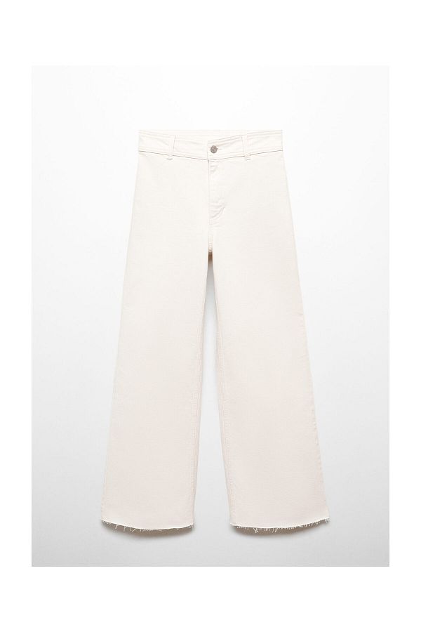 MANGO Woman-Vysoké culotte džíny Catherin 1