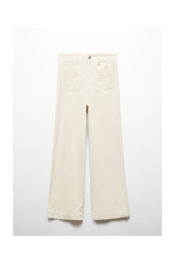 MANGO Woman-Corduroy culotte pants 1