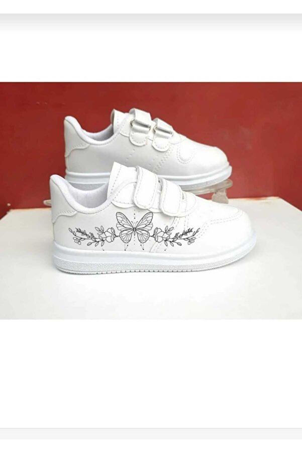 ebulduk minti hayvancık desenli kız çocuk spor sneaker ayakkabı