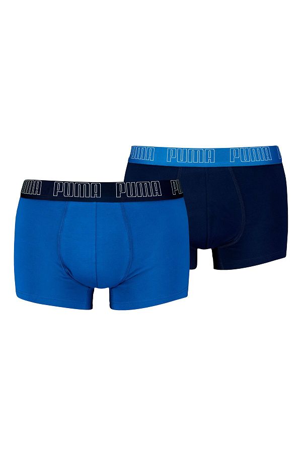 Puma-Herren Boxershorts, 2er Pack - Everyday Trunks 2P, Cotton Stretch, einfarbig 1