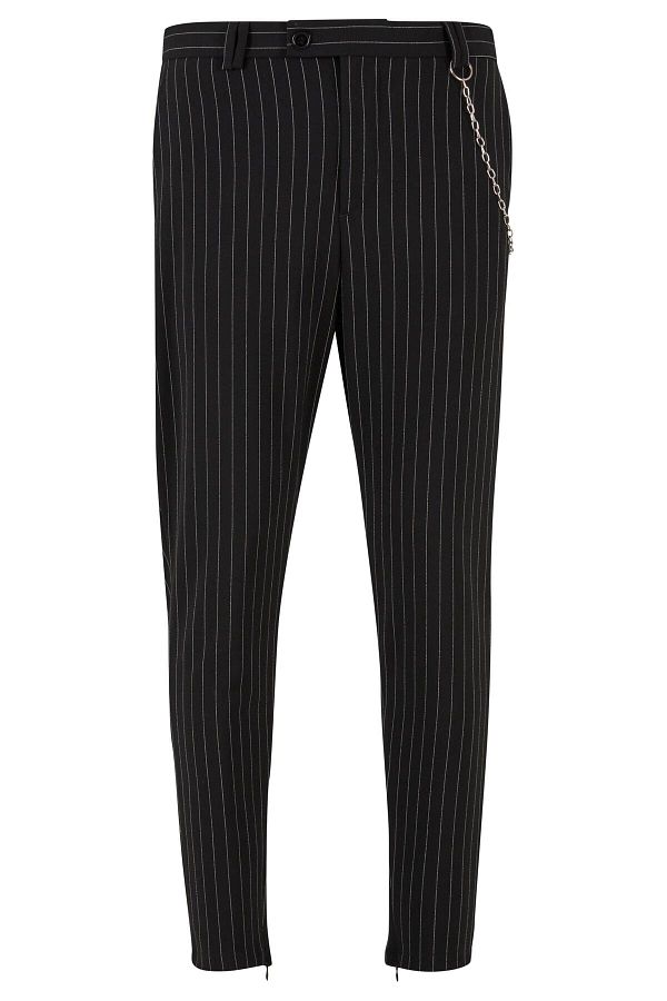 2Y STUDIOS-2Y Cropped Pants Nadelstreifen 1
