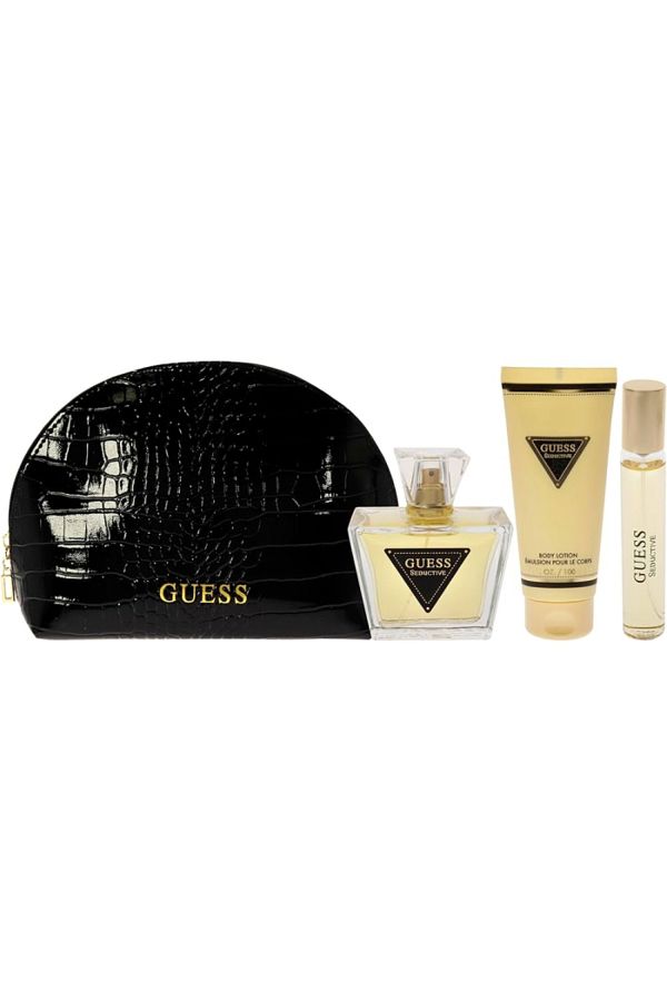 Guess-Seductive For Women Set Edt 75ml + Edt 15ml + Bl 100ml + Pouch 1