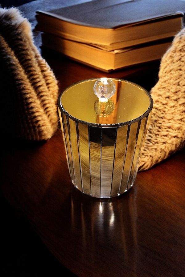 extrasepetim-Decorative Multi-Purpose Bronze Mirrored Storage Box-Container 1