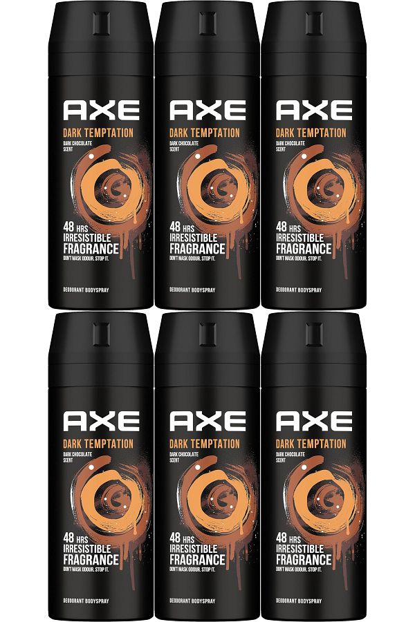 Axe-مزيل العرق للجسم دارك تمبتيشن 150 مل × 6 1