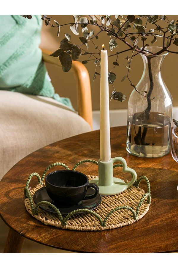 LC Waikiki-Lcw Home Wicker Tray 25 cm 1