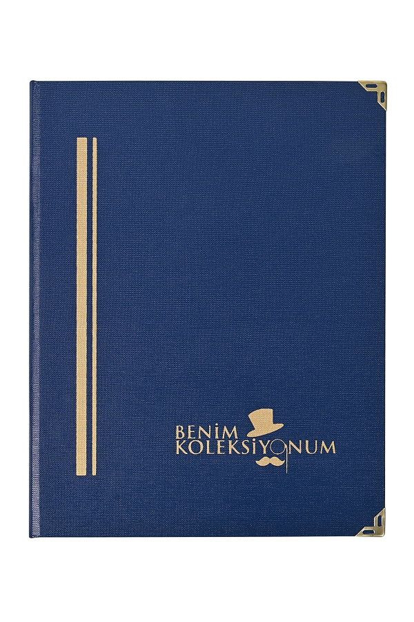 Benim Koleksiyonum-6 Sheets, 12 Pages White Ground Flake Notebook 1