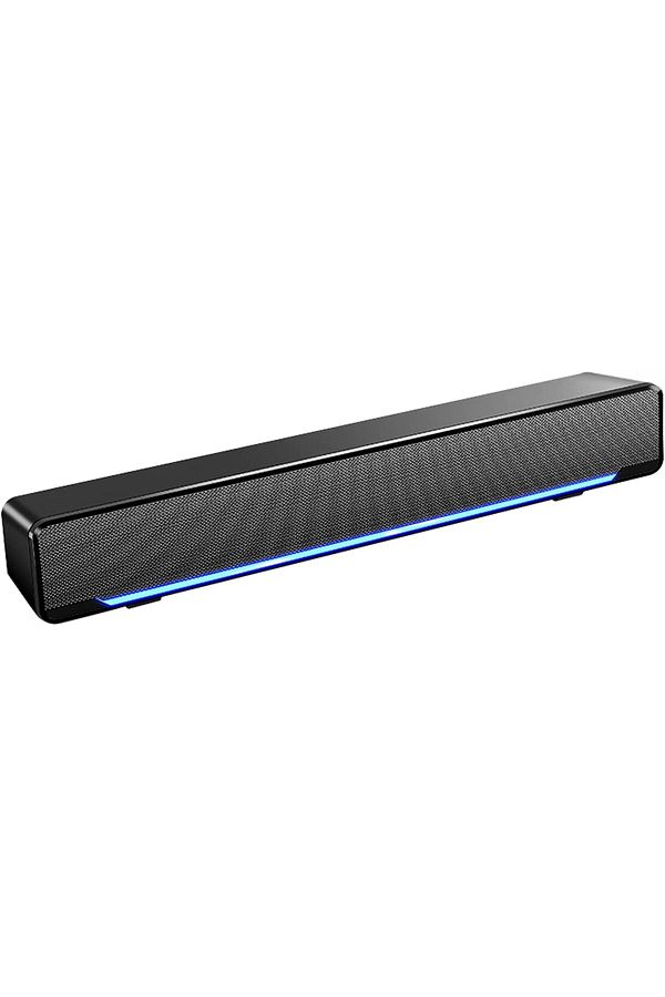 COOYA-Computer Speaker,USB Wired Bar Stereo Player 3.5mm Audio Input for PC Laptop Smartphone Tablet 1