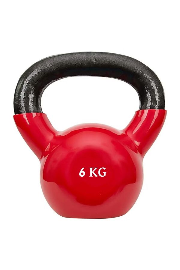 MAAS-6kg Kettlebell Exercise Weights Red with Black Handle 1